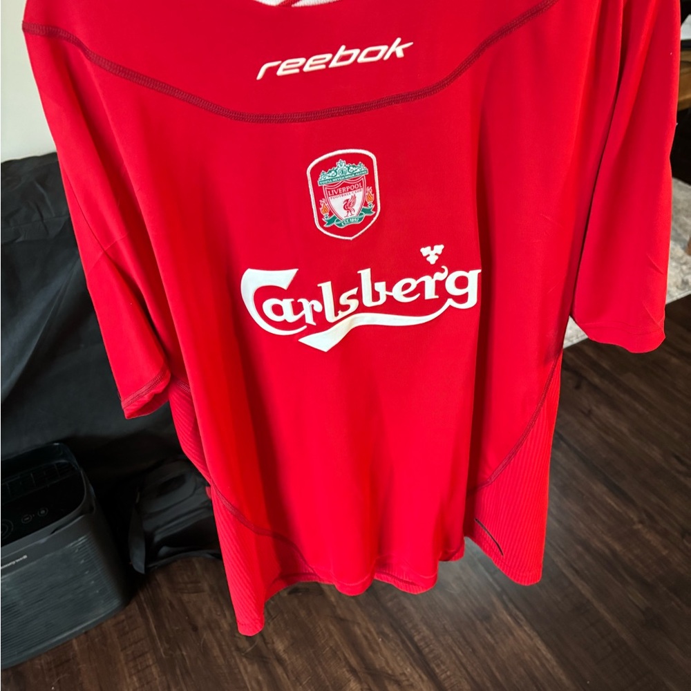 Reebok Red Liverpool Football Shirt